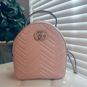Gucci GG Mermont Mini Backpack in Pink